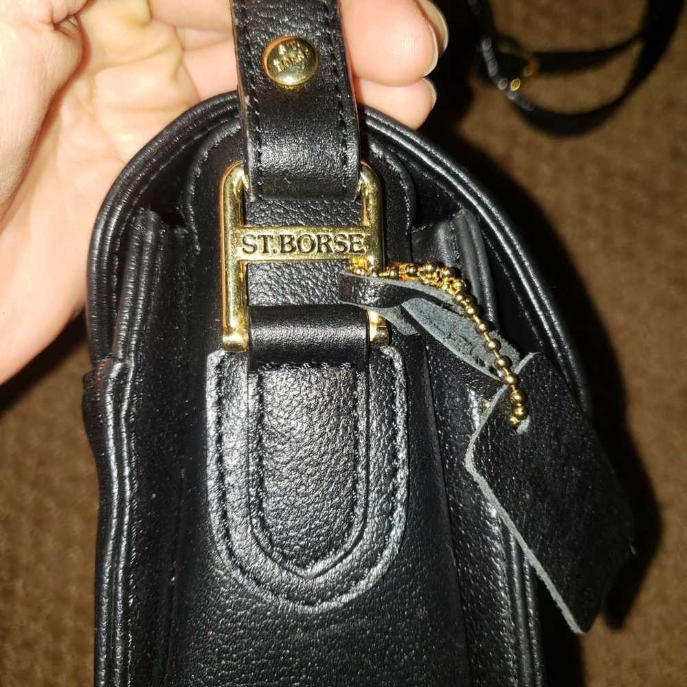 crossbody purse St borse brand vintage leather bag - image 11