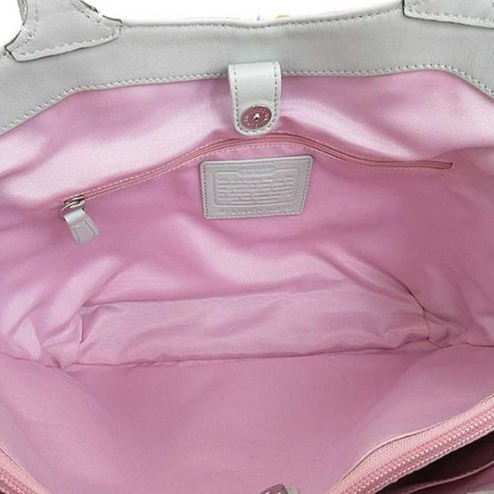 LIKE NEW Rare Coach Signature C's Pastel Tote Bag… - image 8