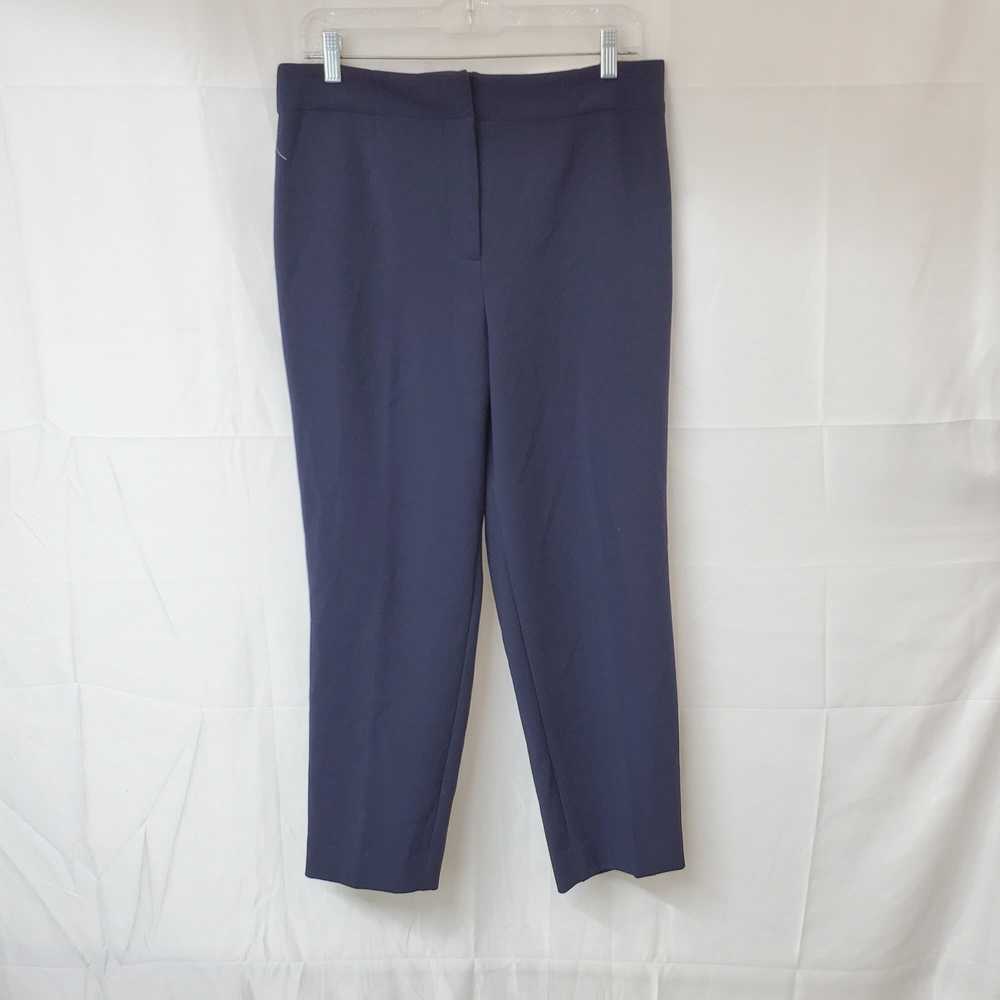 Ann Taylor 'The Slim' Ponte Pants High Rise Navy … - image 1