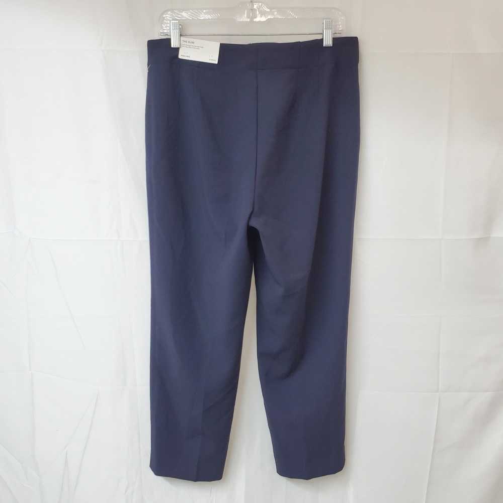 Ann Taylor 'The Slim' Ponte Pants High Rise Navy … - image 2