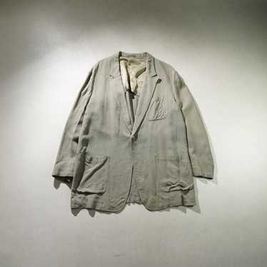 ジャケット・アウター Yohji Yamamoto 90s Linen Tailored Jacket Yohji yamamoto 90s linen - Gem