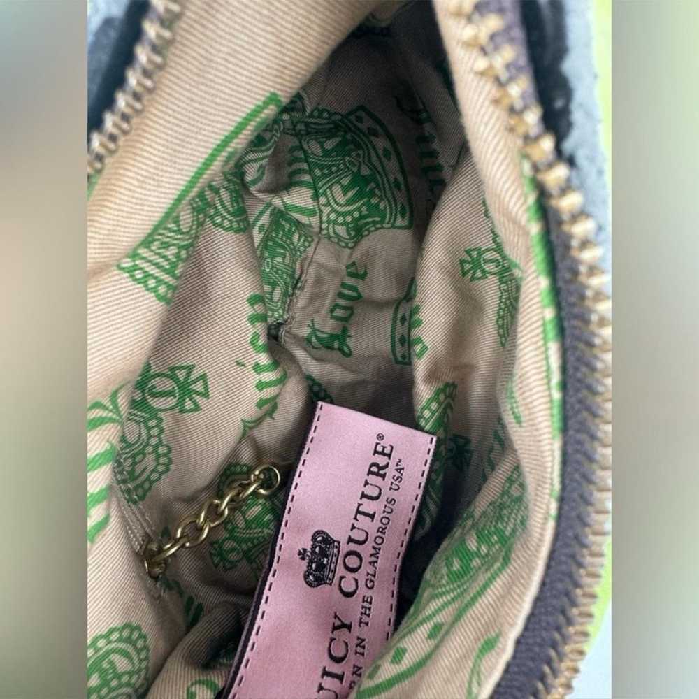 Vintage Juicy Couture Y2K Green Velour Bag - image 8