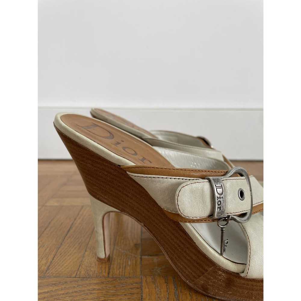 Dior Leather mules & clogs - image 4