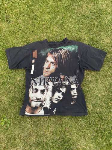 Band Tees × Rare × Vintage *RARE* 1998 Nirvana AOP - image 1