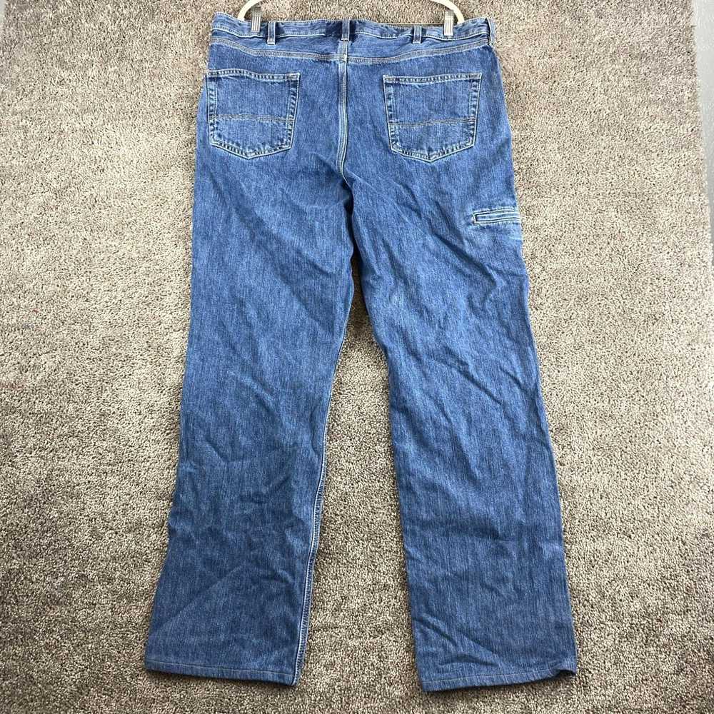 Vintage Lands End Jeans Mens Size 42 Blue Straigh… - image 3