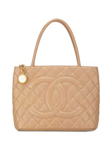 CHANEL Pre-Owned 1996-1997 Caviar Medallion tote … - image 1