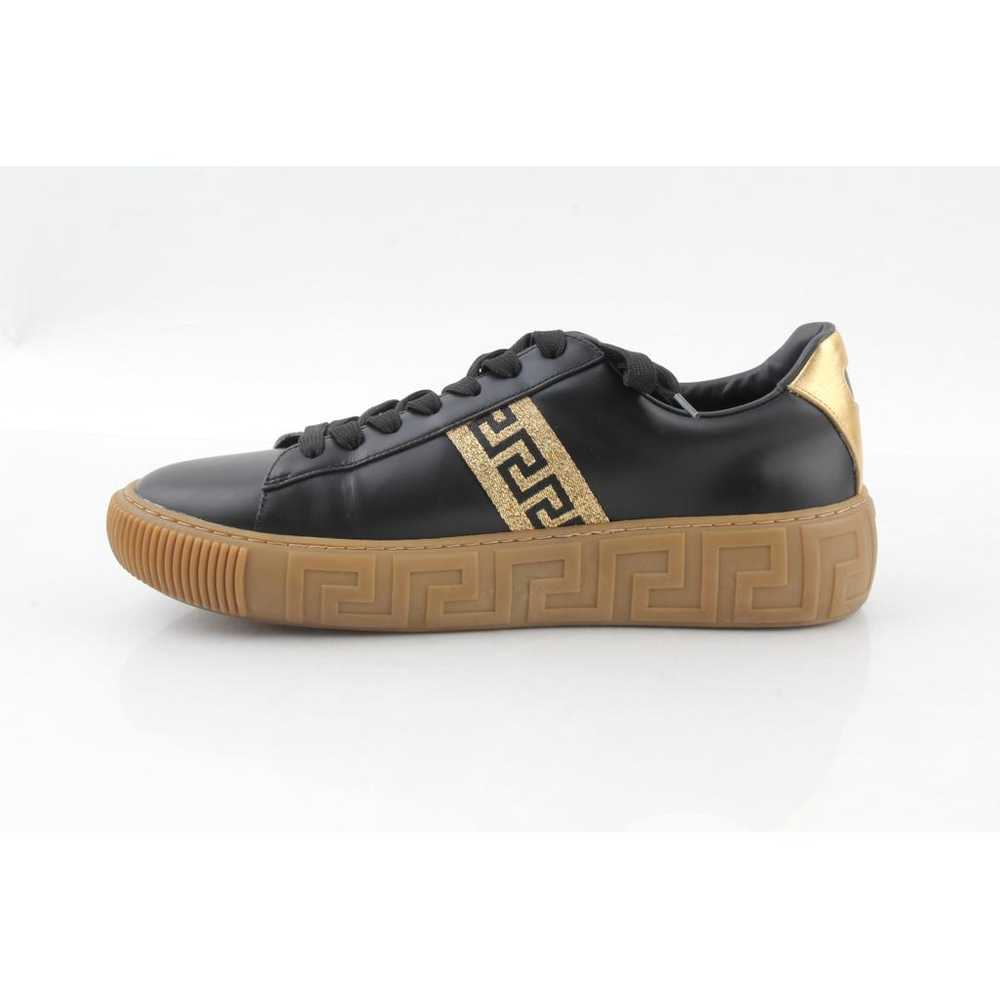 Versace Leather low trainers - image 10