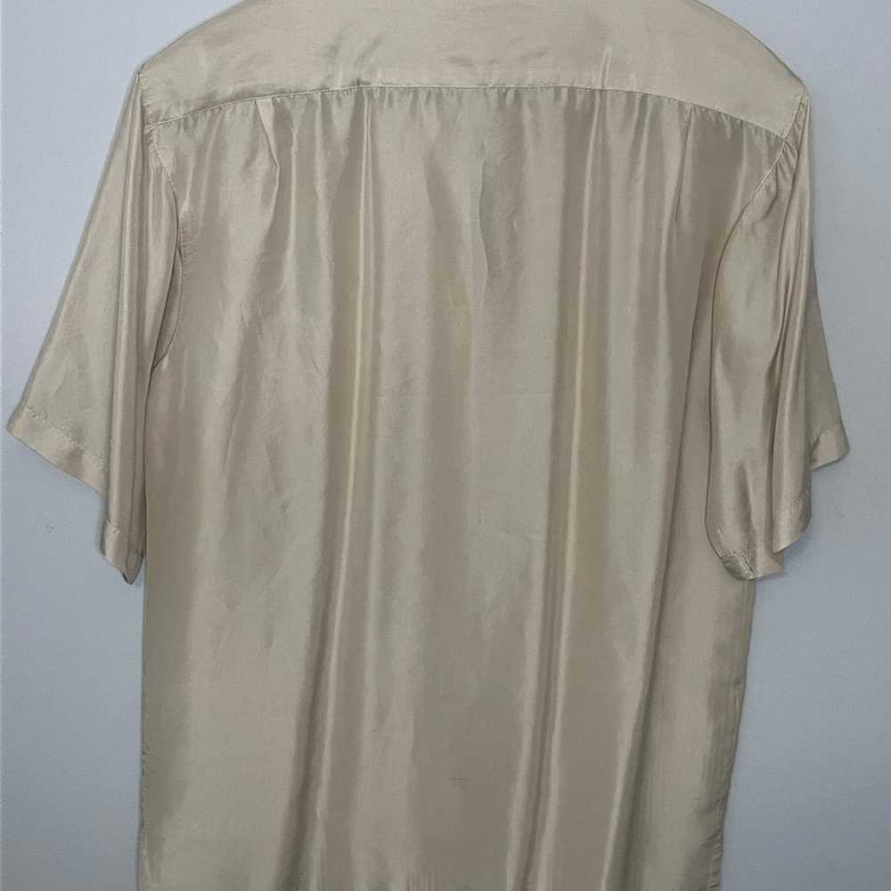 100% Silk Vintage Best American Clothing Co Shirt… - image 6