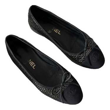 Chanel Cambon cloth ballet flats - image 1