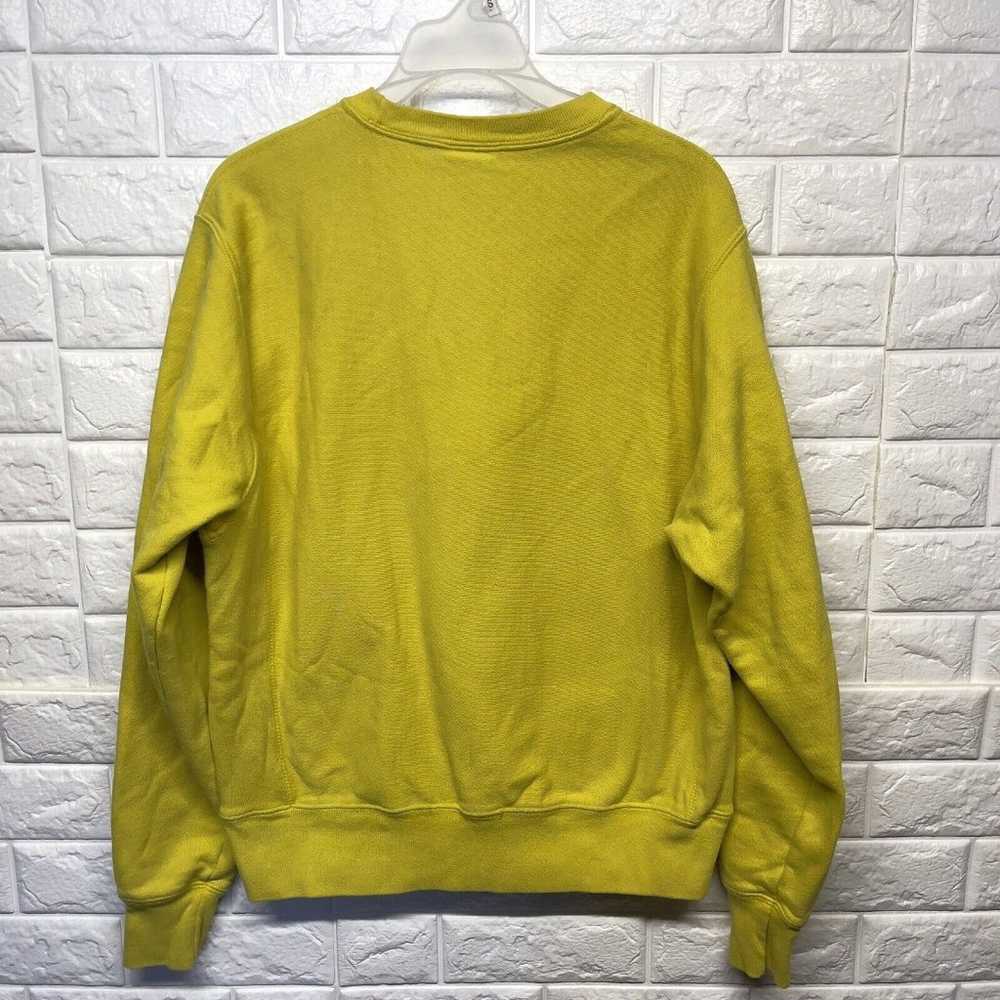 Vintage Champion Reverse Weave Pullover Yellow Em… - image 11