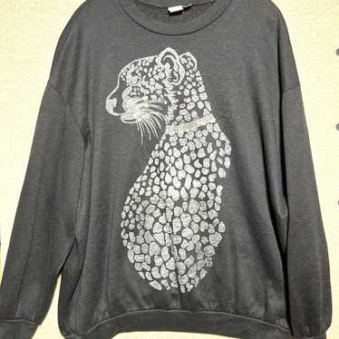 All-Ways Vintage Women's Cheetah Shirt Made in US… - image 1