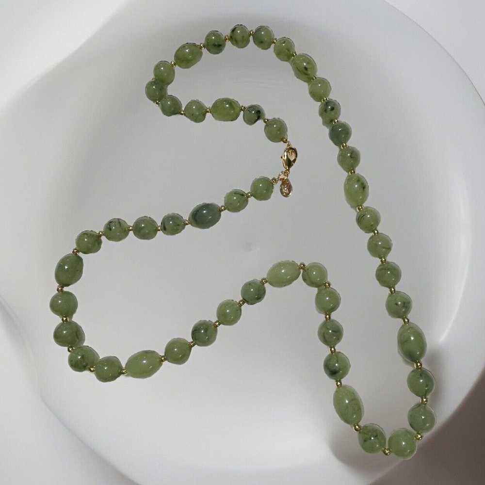 VINTAGE SEMI PRECIOUS Green Jasper POLISHED STONE… - image 3