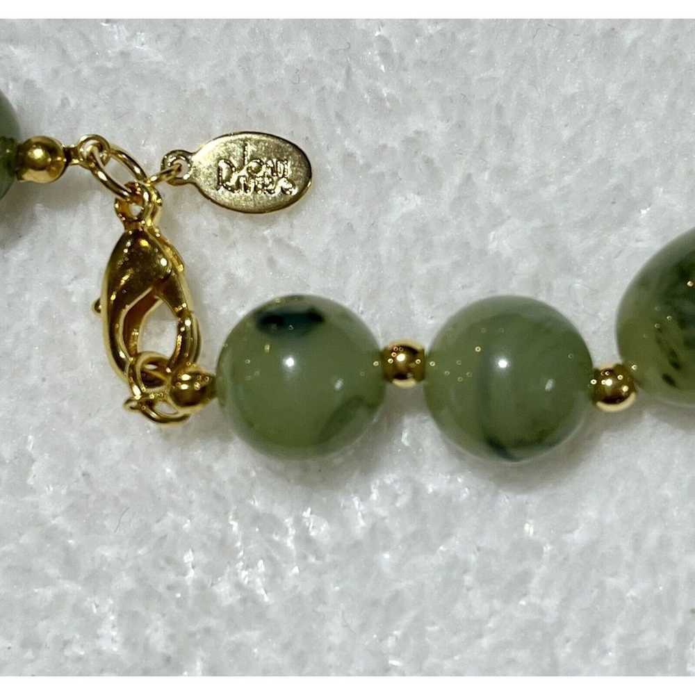 VINTAGE SEMI PRECIOUS Green Jasper POLISHED STONE… - image 7