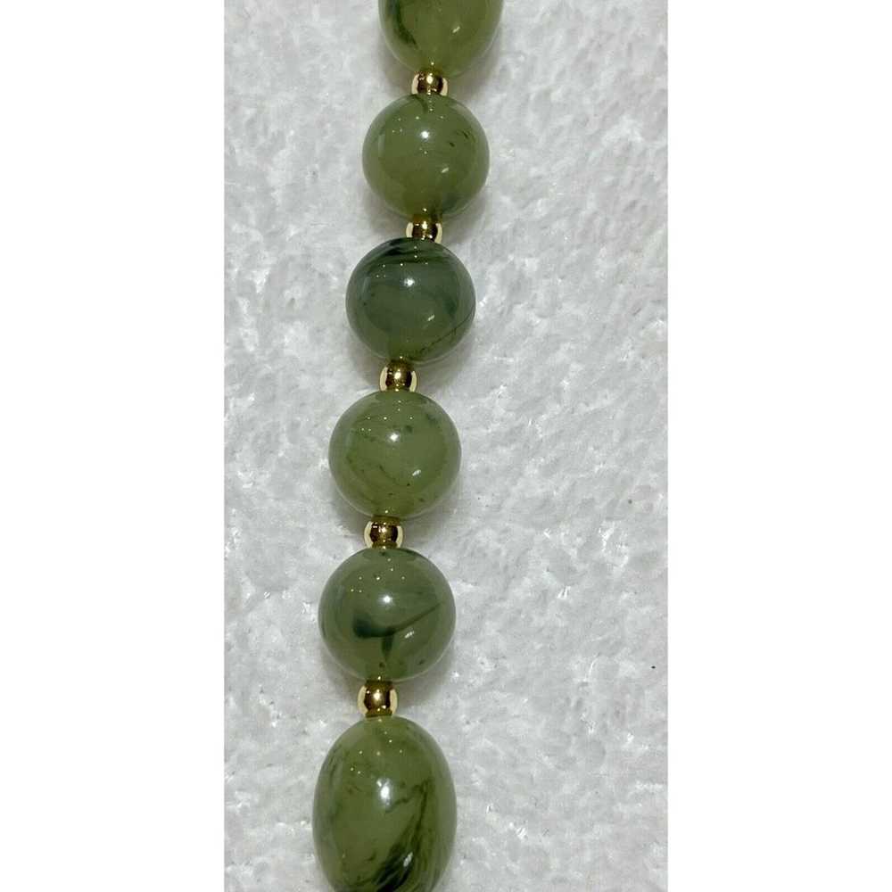 VINTAGE SEMI PRECIOUS Green Jasper POLISHED STONE… - image 8