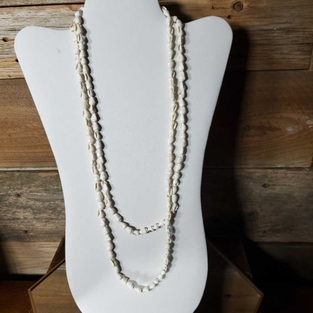 Vintage Shell Necklace ~ Handmade In The Philippi… - image 5