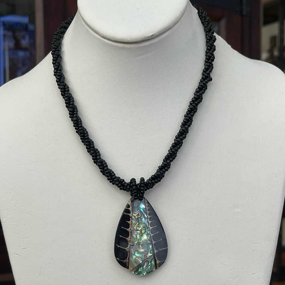 Natural iridescent abolone shell mother of pearl … - image 3