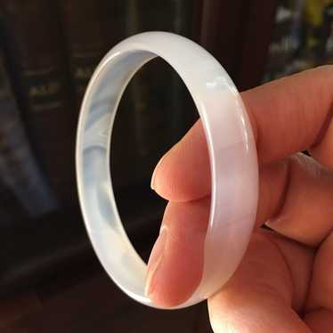 Genuine banded agate bangle