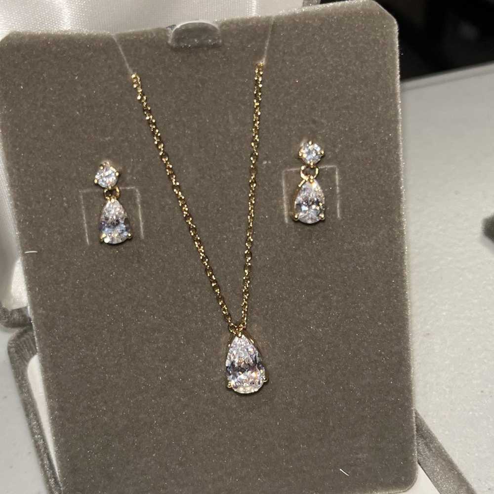 Nolan Miller’s Twinkling Pendant and Earring Set - image 6