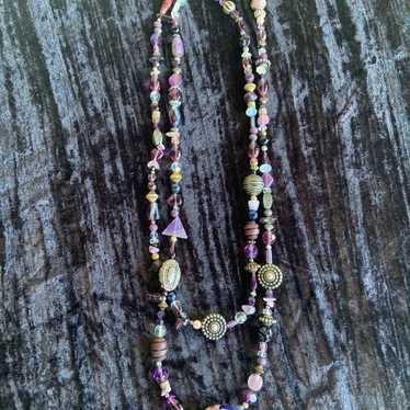 World Tribe Purple Treasure Necklace - image 1