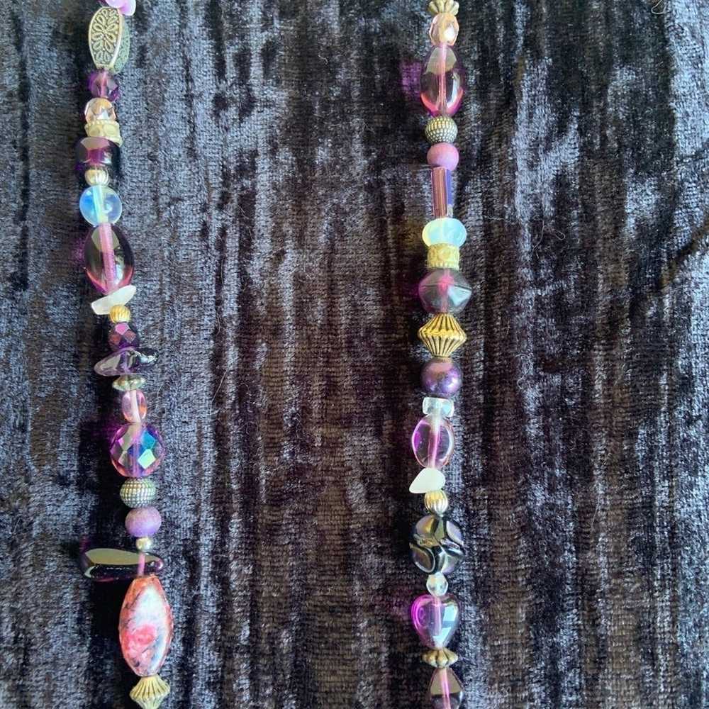 World Tribe Purple Treasure Necklace - image 5