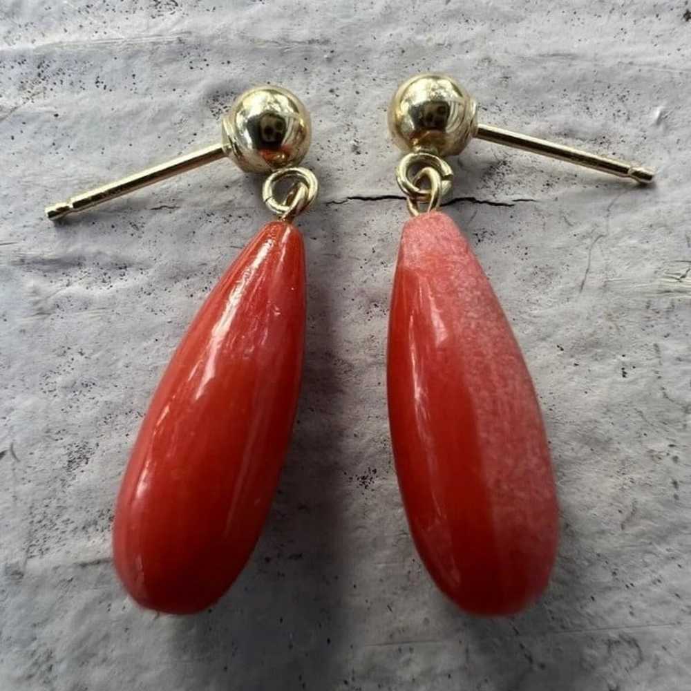 Red Italian Coral Vintage Natural Mediterranean R… - image 4