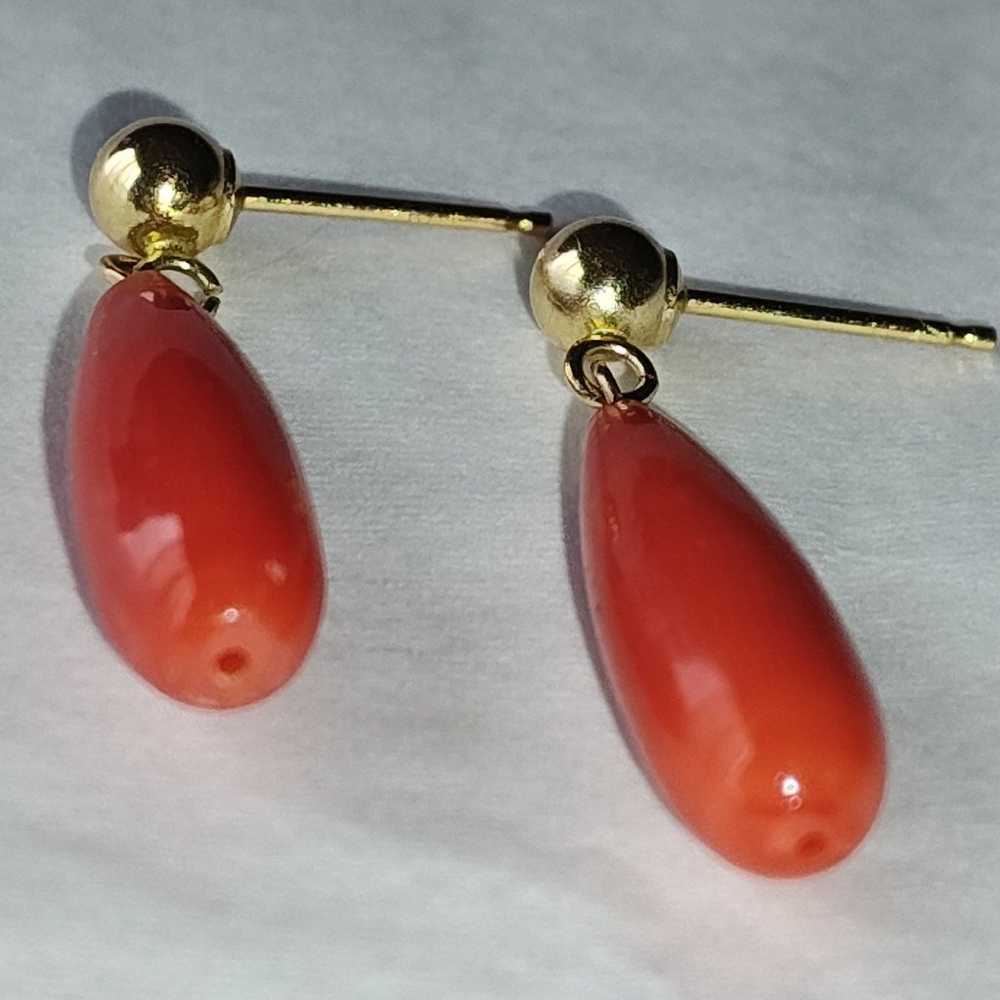 Red Italian Coral Vintage Natural Mediterranean R… - image 8