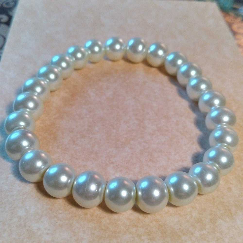 Freshwater Pearls Stretch Bracelet - image 3