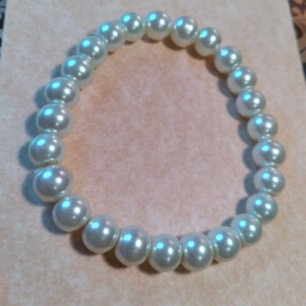 Freshwater Pearls Stretch Bracelet - image 4