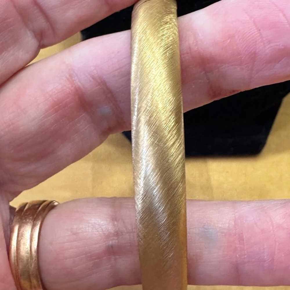 14KT tri-colored gold filled bangle - image 5