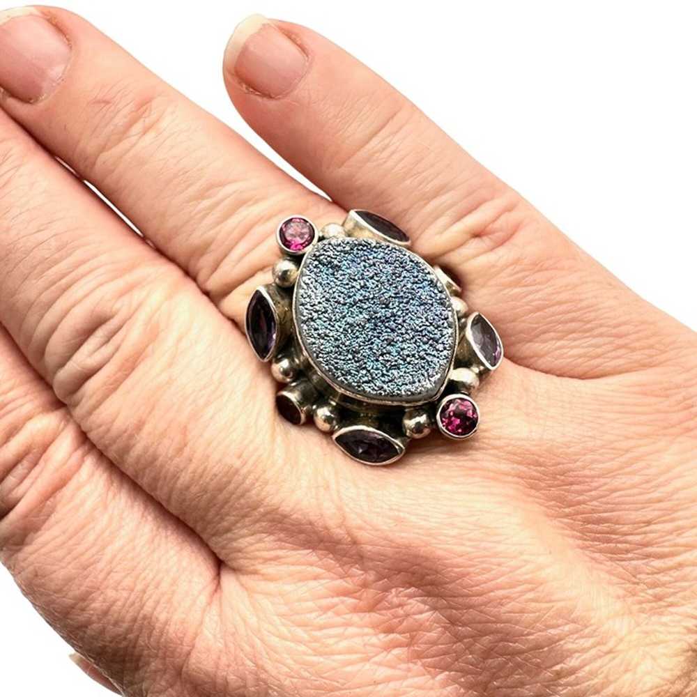 Nicky Butler Womens Ring Druzy Quartz Amethyst St… - image 3