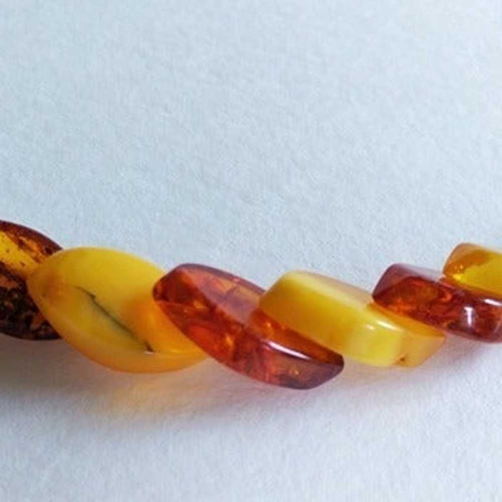 Baltic Amber Necklace - Graduated Honey & Egg Yol… - image 10