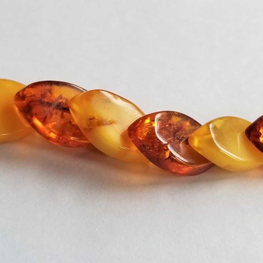 Baltic Amber Necklace - Graduated Honey & Egg Yol… - image 1