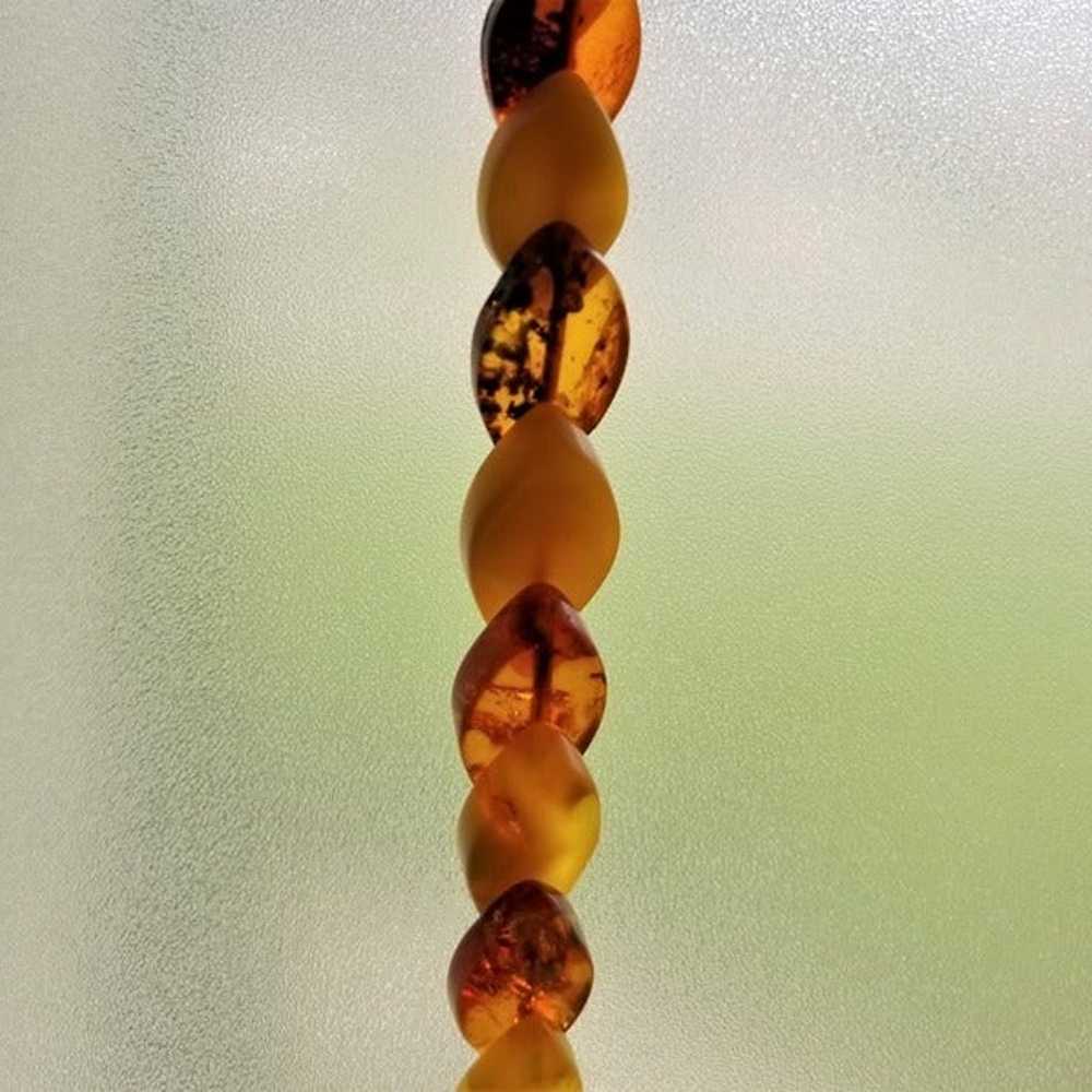 Baltic Amber Necklace - Graduated Honey & Egg Yol… - image 5