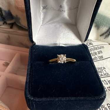 Real diamond ring size 7 - image 1