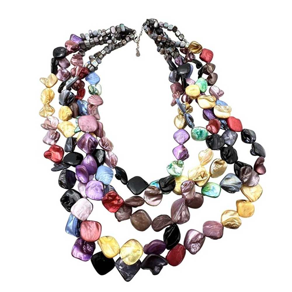 Barse Womens Statement Necklace Mother of Pearl M… - image 3