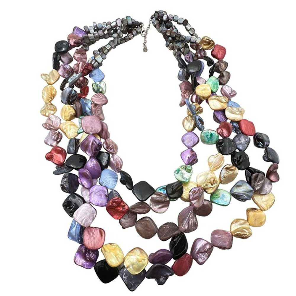 Barse Womens Statement Necklace Mother of Pearl M… - image 4