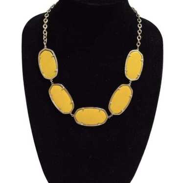 Kendra Scott Vintage Mustard Yellow Valencia Neck… - image 1