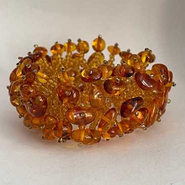 Hand woven Baltic amber bracelet - image 1