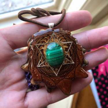 Third Eye Pinecone Malachite