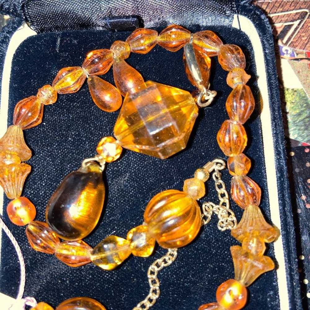 Vintage amber jewelry - image 1