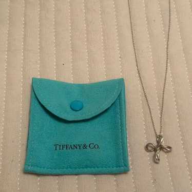 Tiffany Elsa Peretti Infinity Cross Pendant