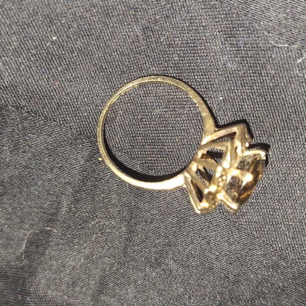 Vintage 10k gold ring - image 3