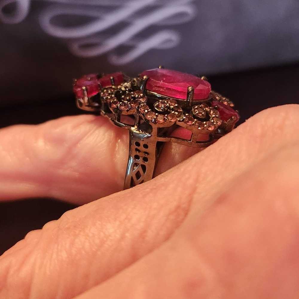 Stunning multi stone ring 7.5 - image 2