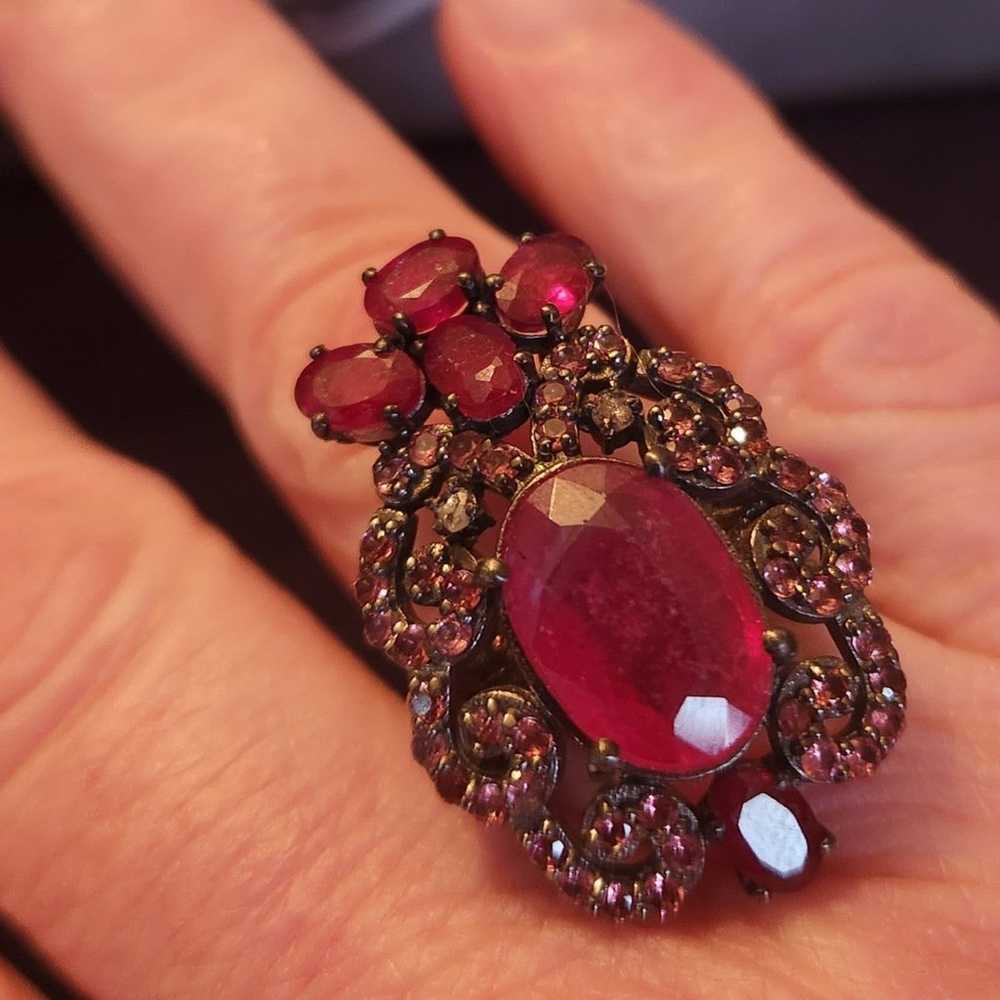 Stunning multi stone ring 7.5 - image 3