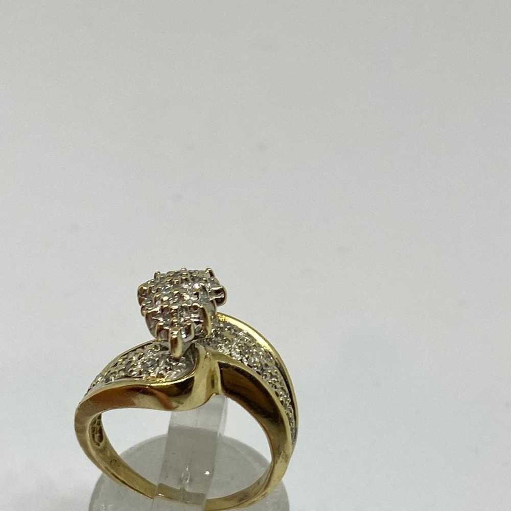 real diamond rings 10k solid gold $3988 - image 10