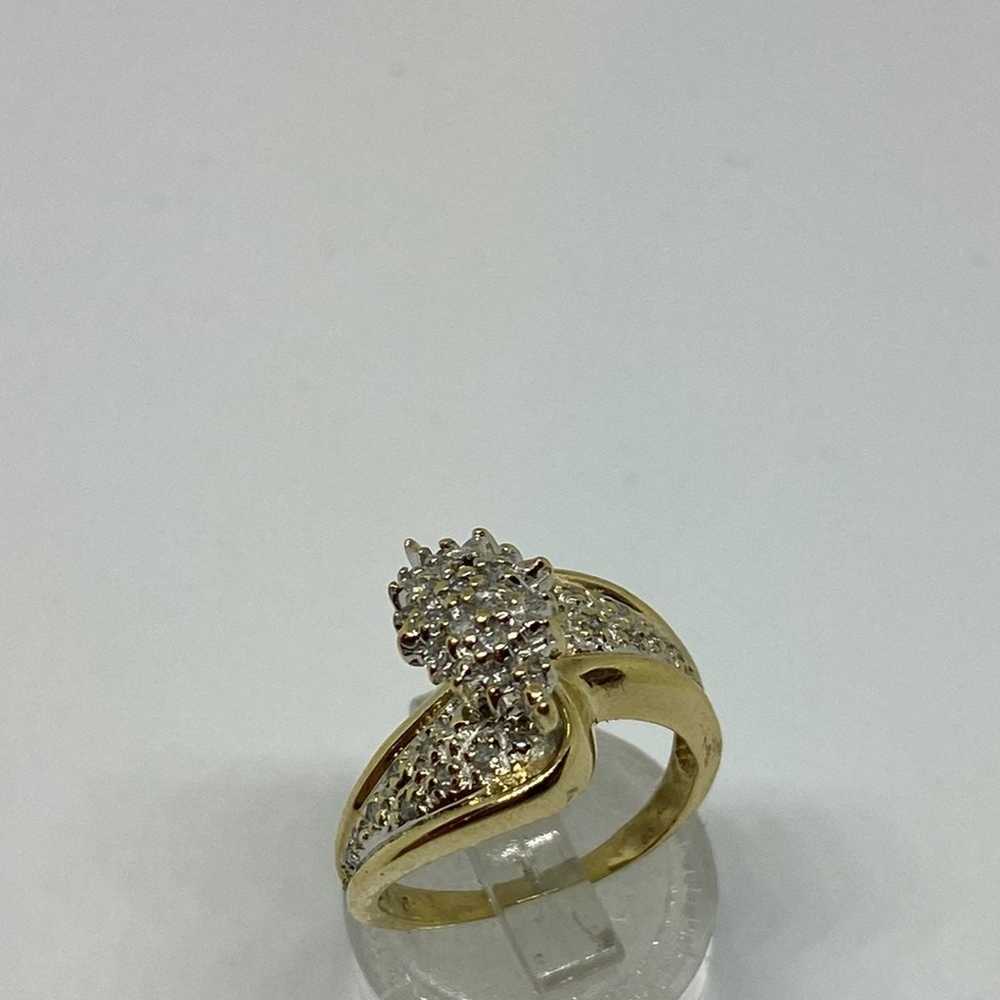 real diamond rings 10k solid gold $3988 - image 8