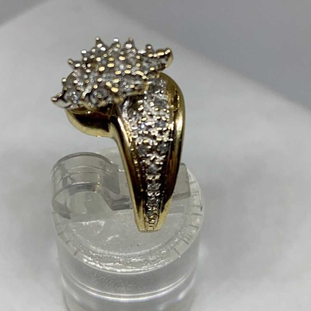 real diamond rings 10k solid gold $3988 - image 9