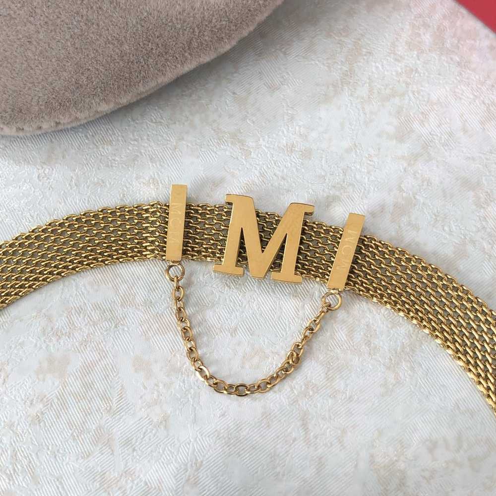 18K Real Yellow Gold Bracelet - image 1