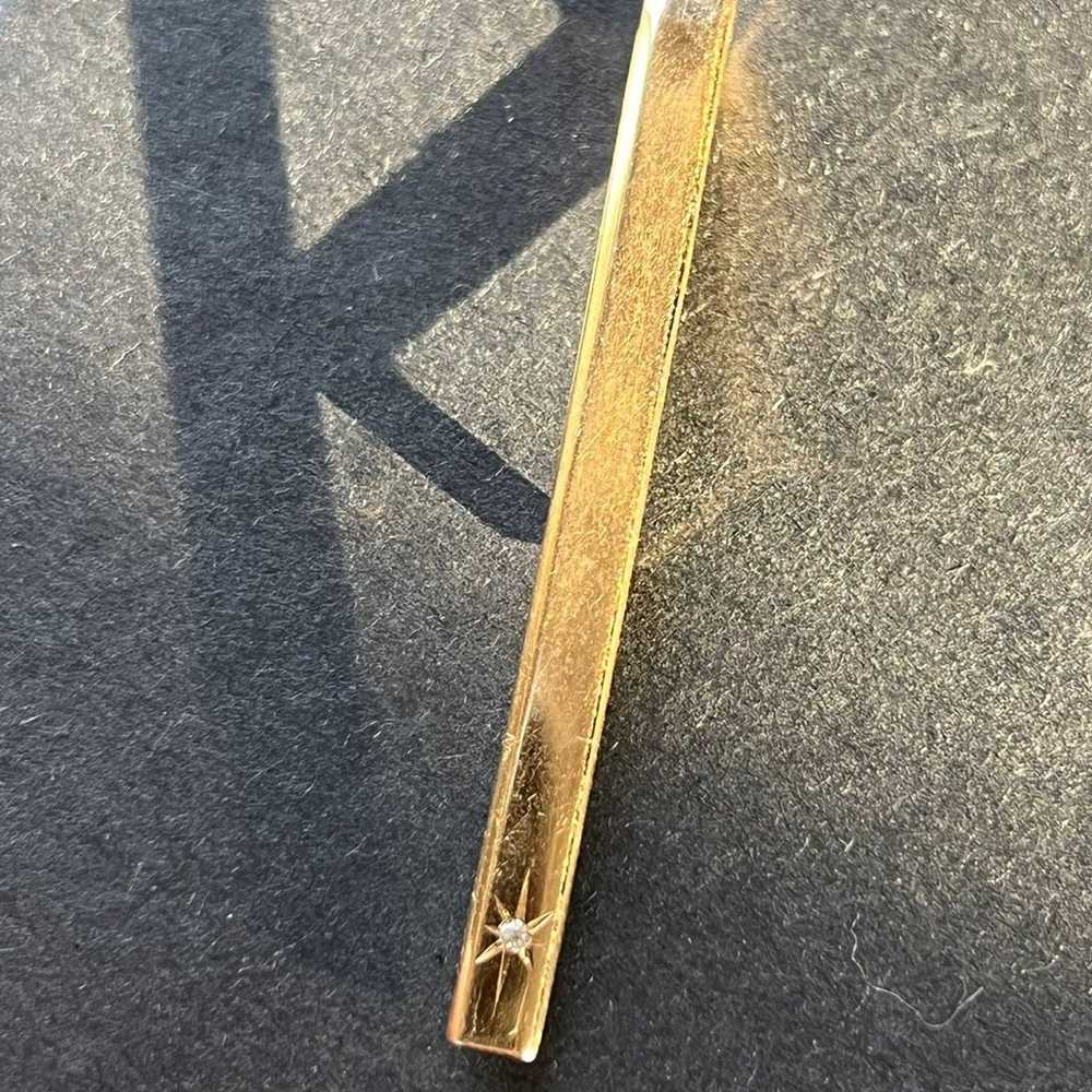 14k gold Dolan Bullok Tie Pin - image 2