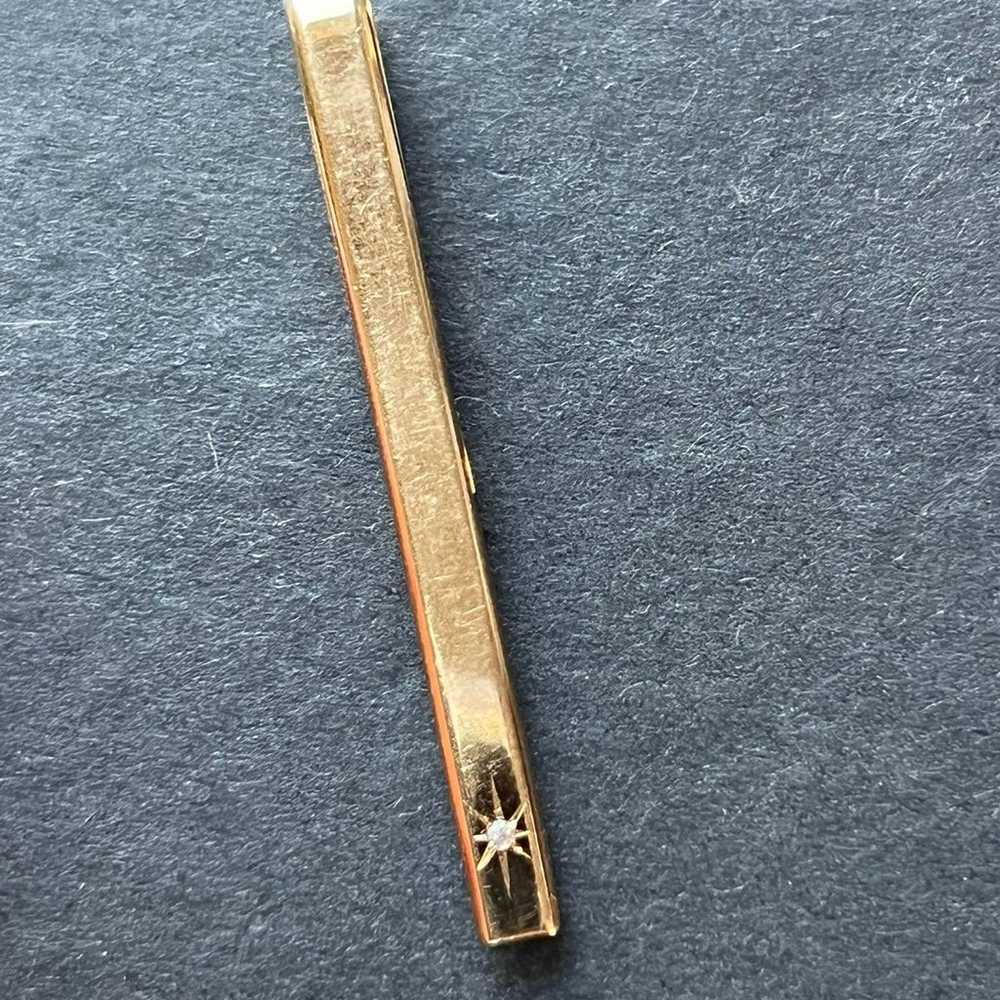 14k gold Dolan Bullok Tie Pin - image 6